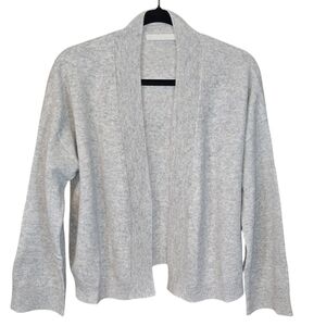 REVOLVE One Grey Day 100% Cashmere Open Cardigan Grey NWT Size Small